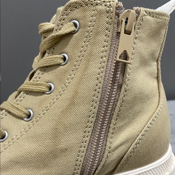 Palladium Beige Lace-Up High Top Athletic Boots Size 7 - Picture 16 of 16